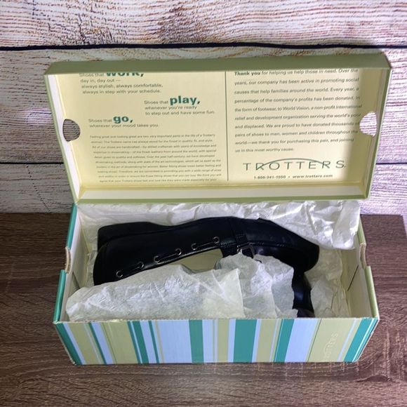 Vintage Trotter Jacqueline Black Shoes womens size 6.5 - Picture 12 of 13
